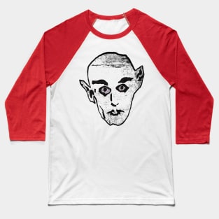 Nosferatu vampire face Baseball T-Shirt